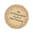 Ab 20 Personen 39,90 € pro Person