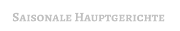 Saisonale Hauptgerichte